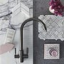 Rangemaster Intense Dual Lever Monobloc Kitchen Mixer Tap - Matt Grey