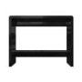 High Gloss Black Console Table with LED Lighting - Tiffany Range