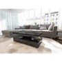 Tiffany Black High Gloss Rectangular Coffee Table with LED Lighting   
