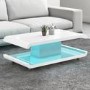 Gloss White Coffee Table with LED Lighting - Tiffany