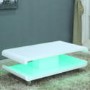 Gloss White Coffee Table with LED Lighting - Tiffany