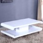 Gloss White Coffee Table with LED Lighting - Tiffany
