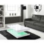 Gloss White Coffee Table with LED Lighting - Tiffany