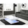 Gloss White Coffee Table with LED Lighting - Tiffany