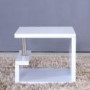 Artemis High Gloss White Side Table 