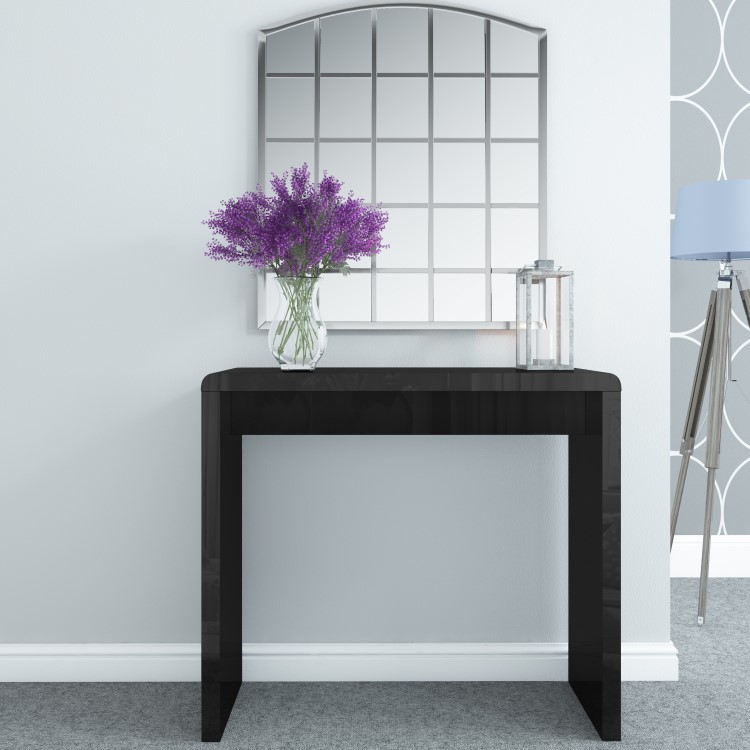 Black Tiffany High Gloss Dressing Table