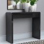 Narrow Black Gloss Console Table - Tiffany