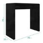 Black Tiffany High Gloss Dressing Table