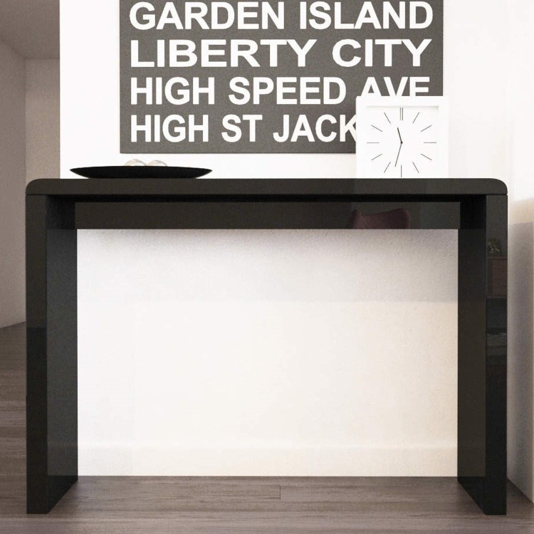 Black Tiffany High Gloss Dressing Table