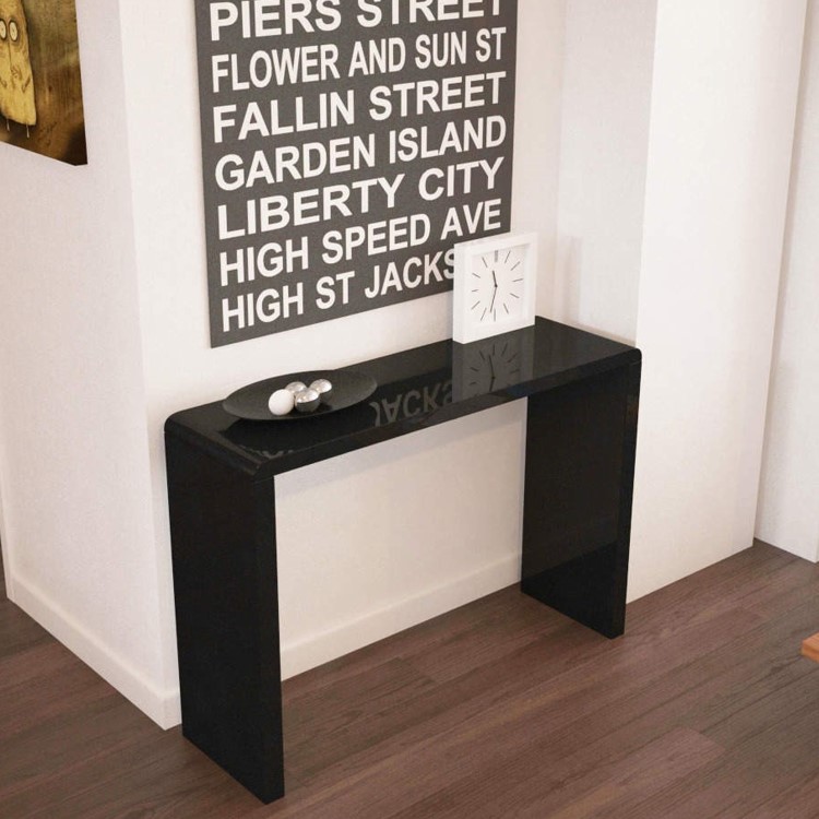Black Tiffany High Gloss Dressing Table