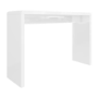 Large White High Gloss Console Table - Tiffany