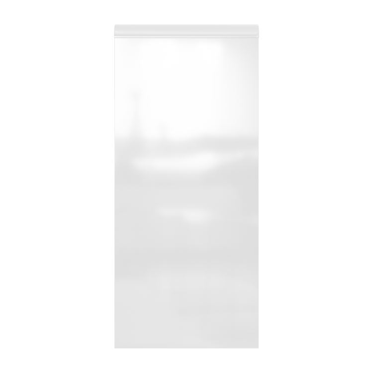 Large White High Gloss Console Table - Tiffany