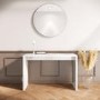 Large White High Gloss Console Table - Tiffany