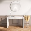 Large White High Gloss Console Table - Tiffany