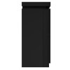 Tiffany Drinks Cabinet in Black High Gloss With LED Lighting