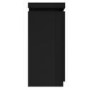 Black Gloss Shoe Cabinet with LED - 24 Pairs