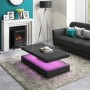 High Gloss Grey Coffee Table with LED lighting - Tiffany Range