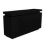 Black High Gloss Sideboard with LED Lights - Vivienne