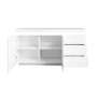 Large White Gloss Sideboard with LEDs - Vivienne