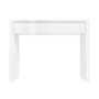 White High Gloss Console Table with Drawers - Tiffany