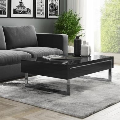 Black Gloss Coffee Table With Storage Drawers Evoque Itdirect Ie Black Gloss Coffee Table With Storage, Black Storage Coffee Table Uk