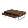 Large Walnut Effect Coffee Table with Drawer - Tiffany