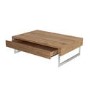 Large Oak Effect Coffee Table with Drawer - Tiffany