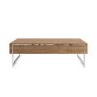 Large Oak Effect Coffee Table with Drawer - Tiffany