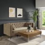 Large Oak Effect Coffee Table with Drawer - Tiffany