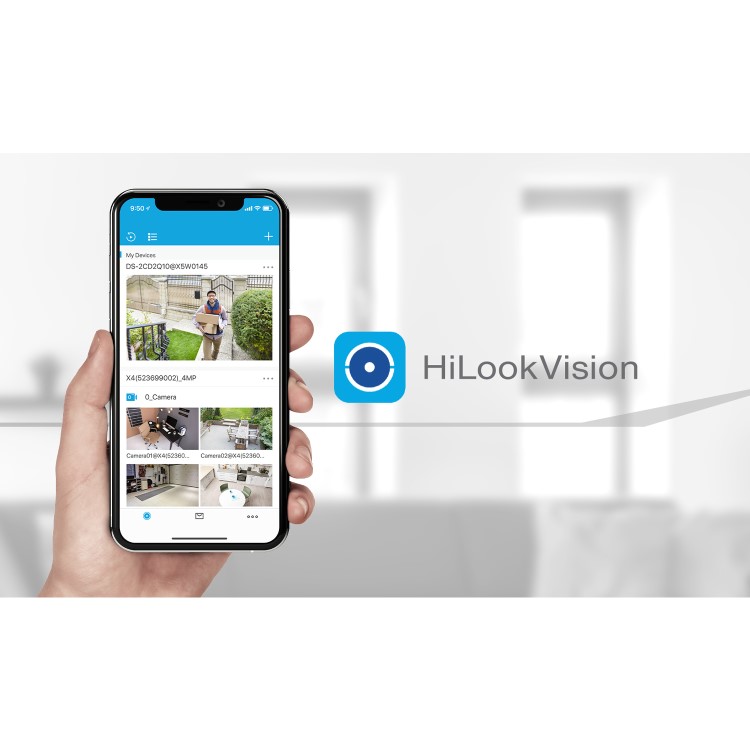 Box Opened HikVision HiLook 4 Camera 5MP Super HD DVR CCTV System with 2TB HDD