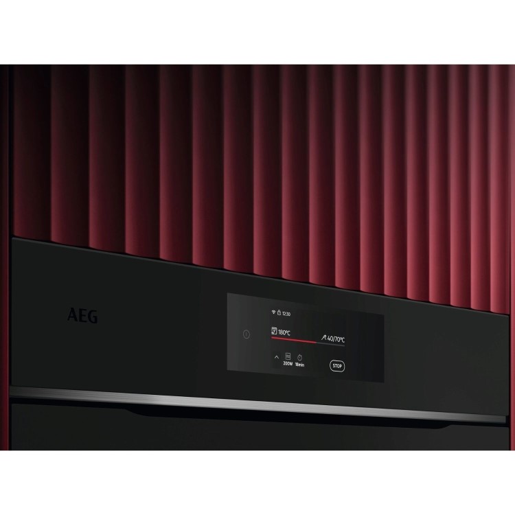 AEG 8000 Series MealAssist Built-In Combination Microwave Oven - Matt Black