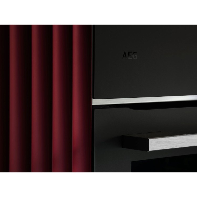 AEG 8000 Series MealAssist Built-In Combination Microwave Oven - Matt Black