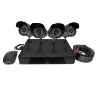 electriQ CCTV System - 8 Channel 720p DVR with 4 x 800TVL Bullet Cameras & 2TB HDD
