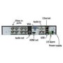 GRADE A1 - electriQ CCTV System - 8 Channel 1080p DVR with 4 x 720p Bullet Cameras & 1TB HDD
