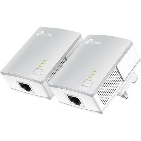 Box Opened TP-Link AV500 500Mbps 1 Port Powerline Adapter - 2 Pack