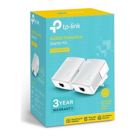 Box Opened TP-Link AV500 500Mbps 1 Port Powerline Adapter - 2 Pack