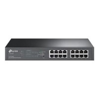 TP-Link TL-SG1016PE 16-Port Gigabit Easy Smart Desktop/Rackmount Switch 8-Port PoE Metal