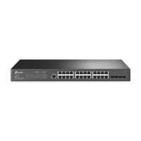 TP-Link JetStream 24-Port Gigabit Ethernet PoE L2+ Rack-mountable Managed Switch