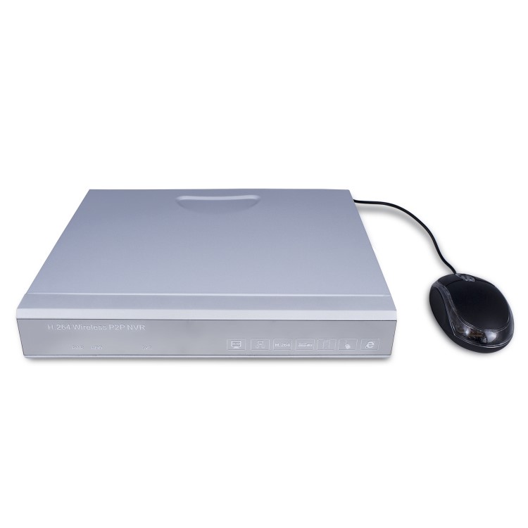 GRADE A1 - electriQ Wireless CCTV System - 4 Channel 1080p NVR with 4 x Bullet Cameras & 1TB HDD