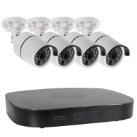 Refurbished electriQ 4 Camera 1080p HD DVR CCTV System with 1TB HDD