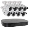 electriQ 8 Camera 1080p HD CCTV System - No Hard Drive