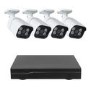 Refurbished electriQ 4 Camera 5MP HD NVR CCTV System with 2TB HDD