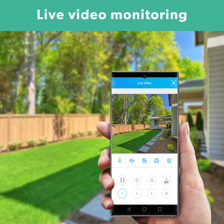 electriQ 4 Camera 5MP HD NVR CCTV System -  No HDD