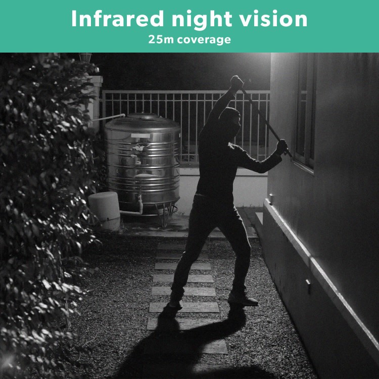 electriQ 4 Camera 5MP HD NVR CCTV System -  No HDD