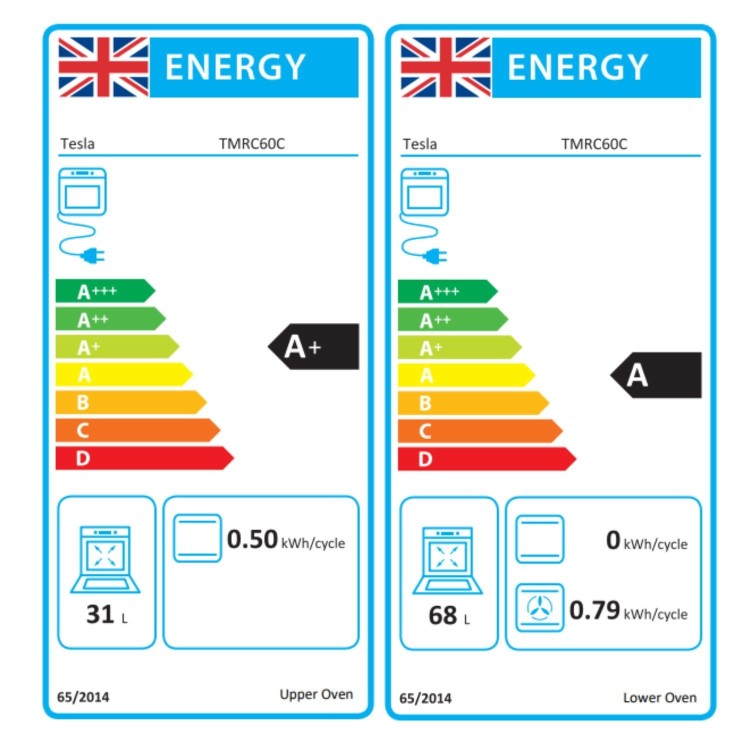 Tesla 60cm Electric Cooker - Cream
