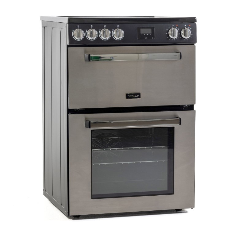 Tesla 60cm Electric Cooker - Stainless Steel