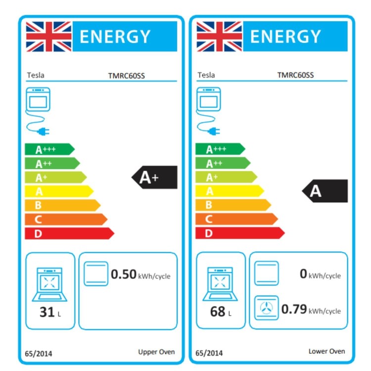 Tesla 60cm Electric Cooker - Stainless Steel