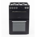 TMRDF60B Tesla Series 3 60cm Dual Fuel Cooker - Black