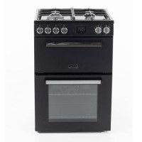 Tesla Series 3 60cm Dual Fuel Cooker - Black Tesla Series 3 60cm Dual Fuel Cooker - Black