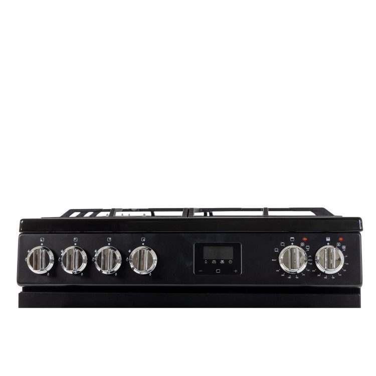Tesla Series 3 60cm Dual Fuel Cooker - Black